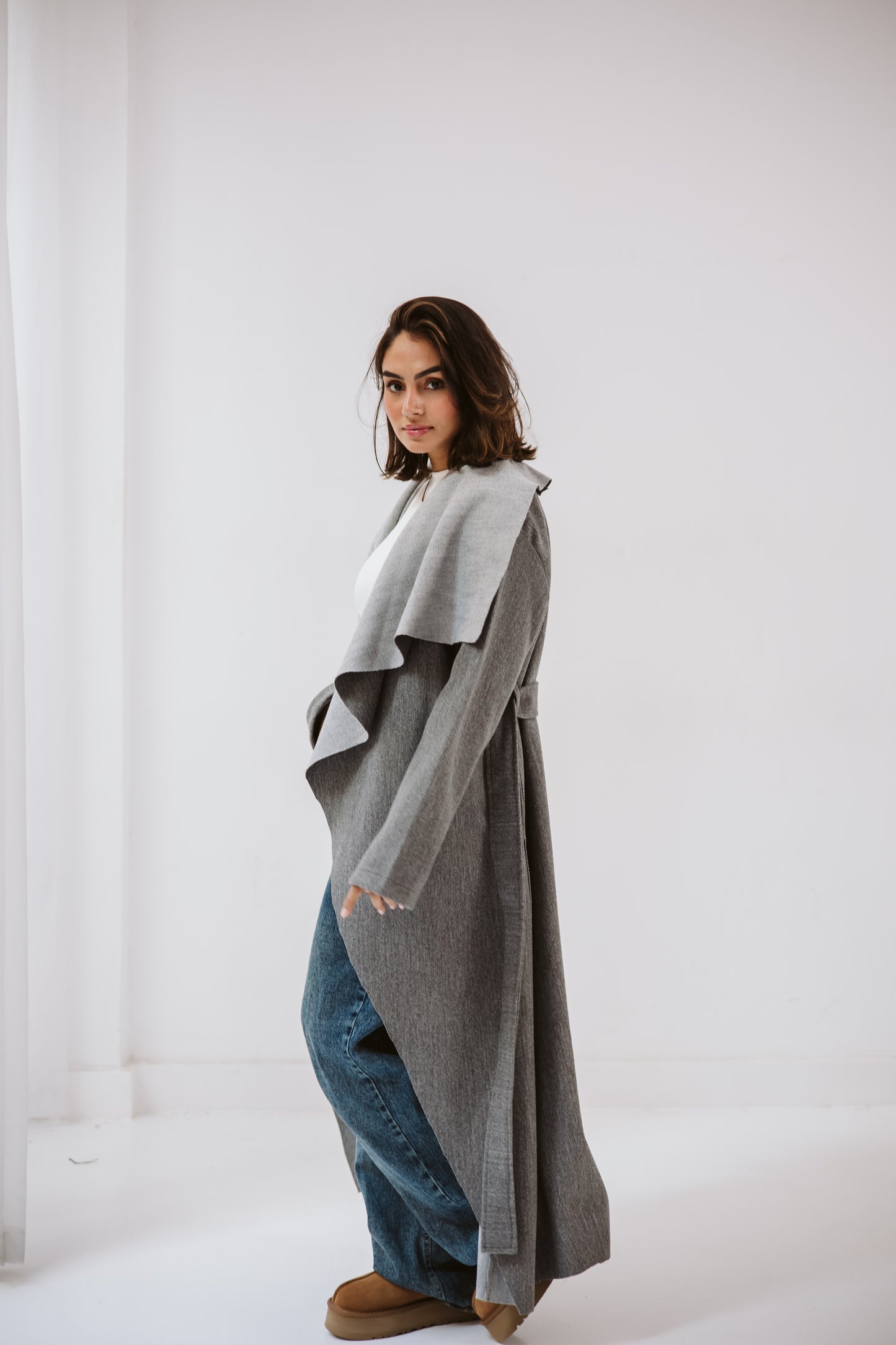 Ruffled Coat- Roaia Studio