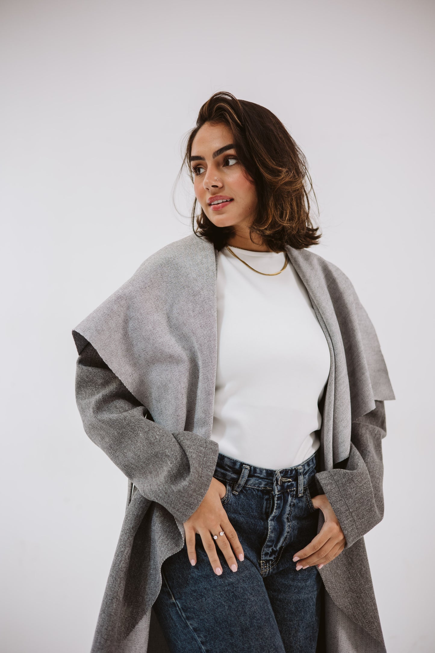 Ruffled Coat- Roaia Studio