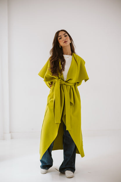 Ruffled Coat- Roaia Studio