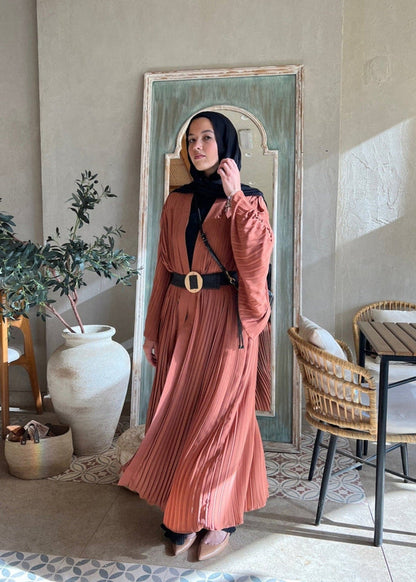 Pleated kaftan - Modesty abaya