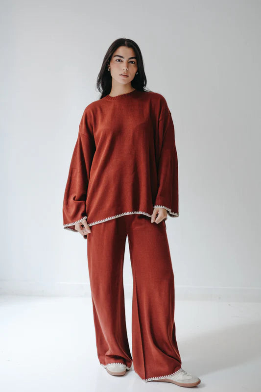 The cozy edge set - Peach and mint