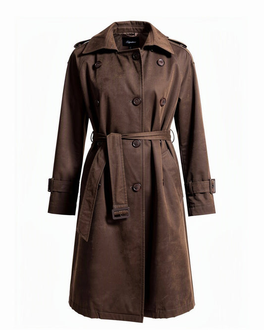 HBShop garment image: Signature trench coat-NK, BROWN