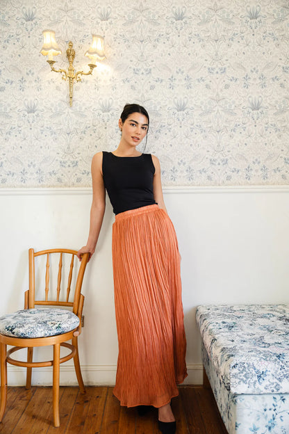 Chiffon sparkling skirt - chiffon