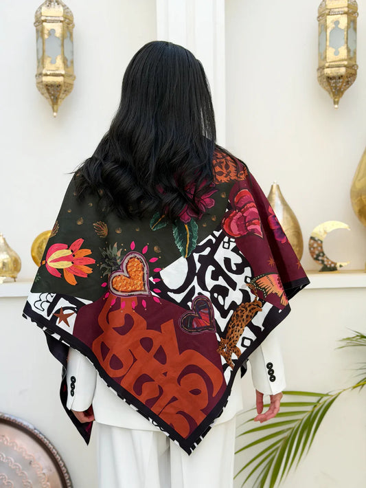 Rust wool scarf - Nk Designs