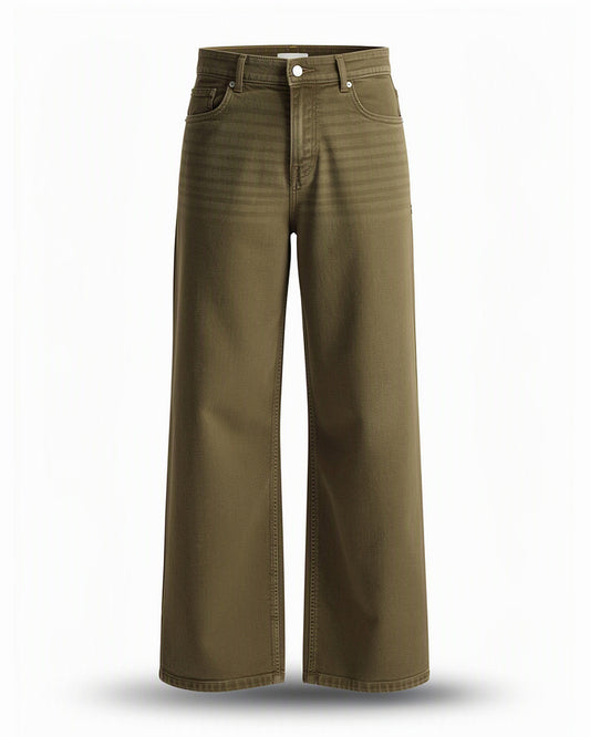 HBShop garment image: Straight Leg Jeans - AB Essentials-L-Olive