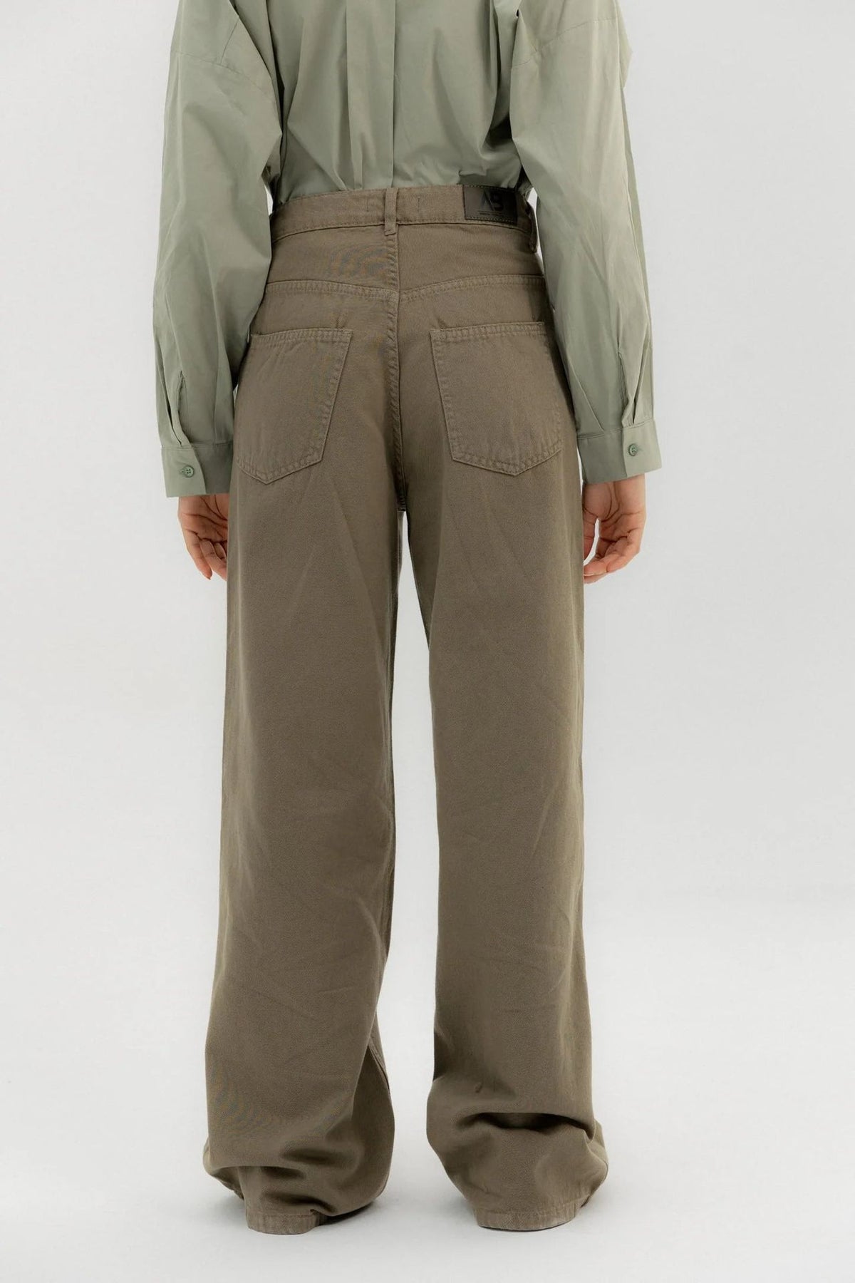 Straight Leg Jeans - AB Essentials-3XL-Olive
