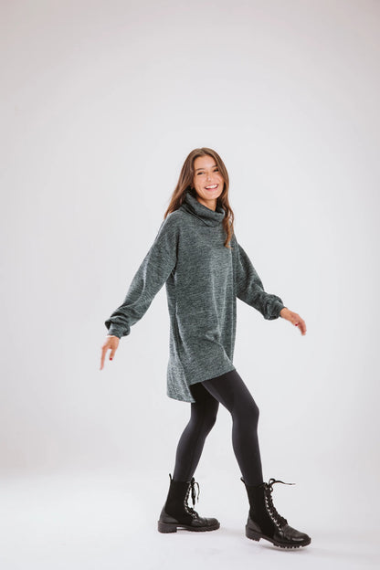 Cozy Turtleneck Sweater - Taj Sisters