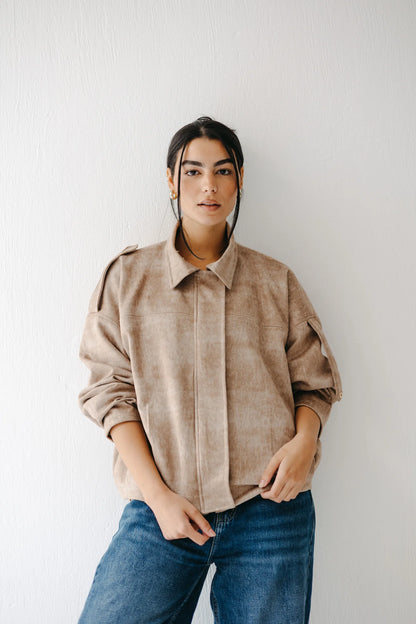 Nord jacket - Peach and mint