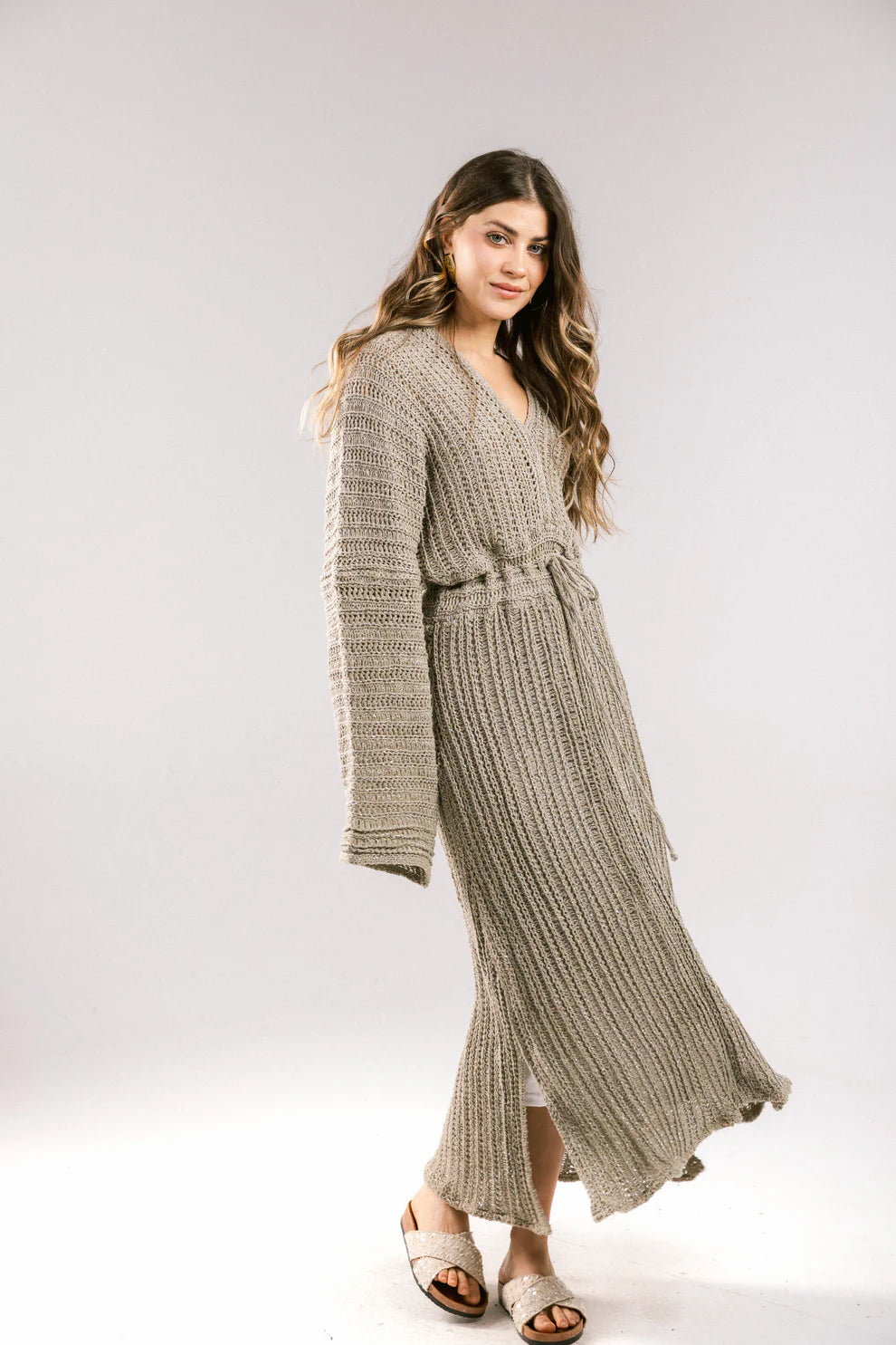 Sunbeam Crochet Coverup Dress - Amalia