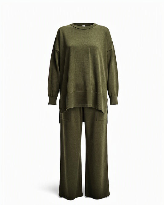 HBShop garment image: The Knit Set - OBI, Olive