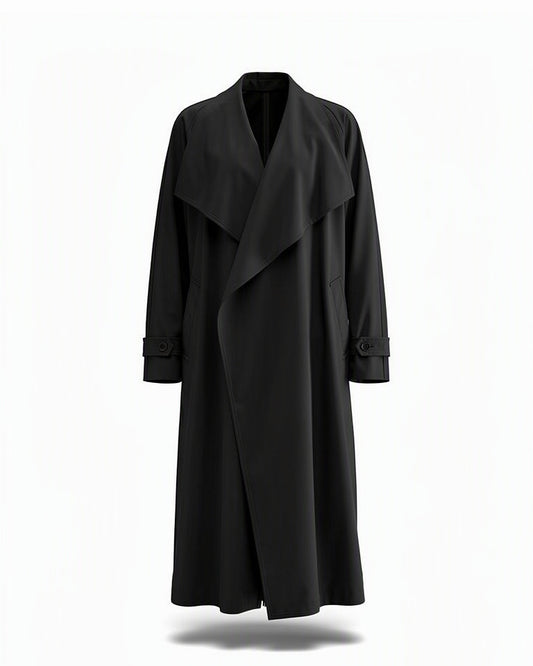 HBShop garment image: The Timeless trench coat - Double Anne, Black