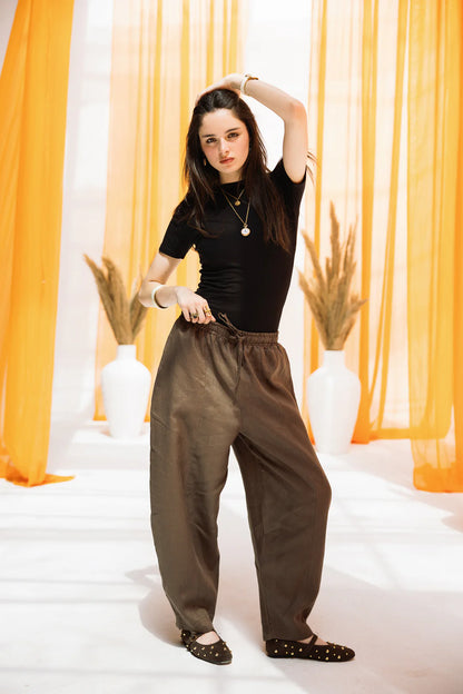 Elan Linen Pants - Chiffon