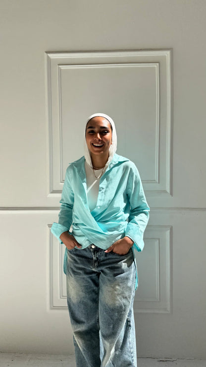 Tie Back shirt - mazij