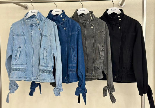 Cropped denim jacket - Magazin