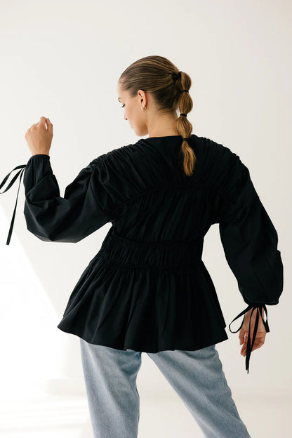 Bloom Midnight Sleeve top - NOTCH