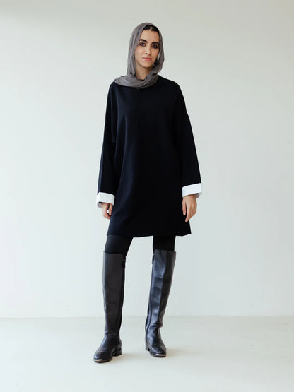 V neck knit sweater - Ascia