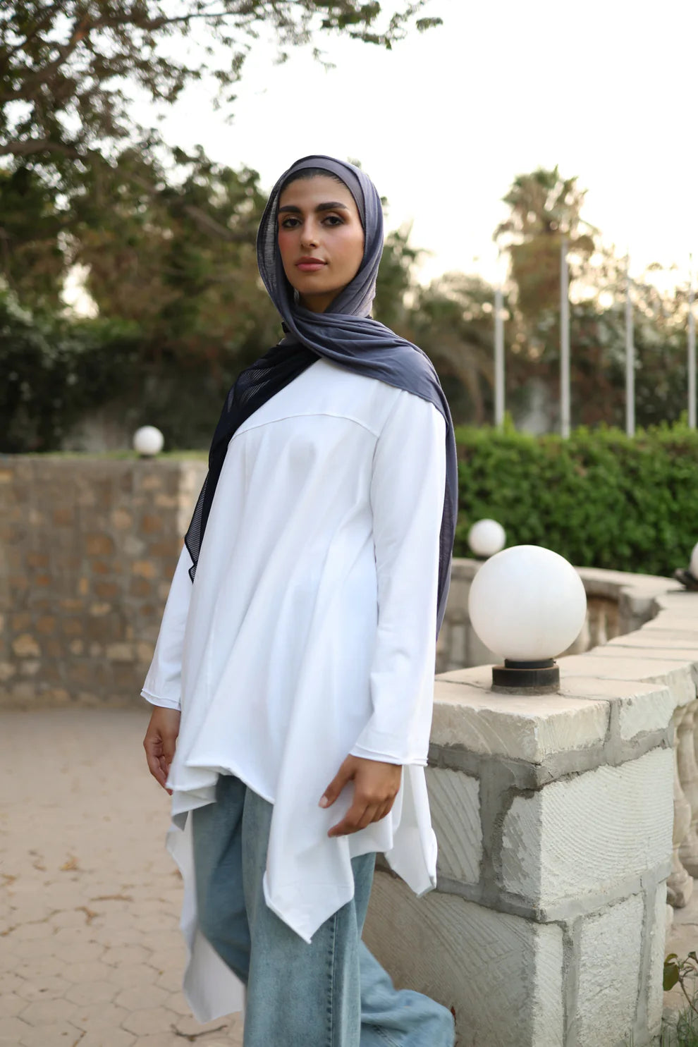 Top with long side - Taji Designs
