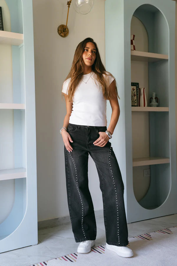 Fearless Studded  Denim - OBI