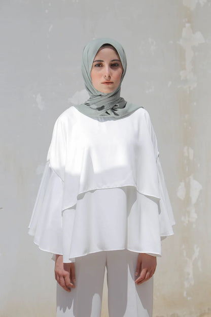 Double layered Feminine aura top - Hazie