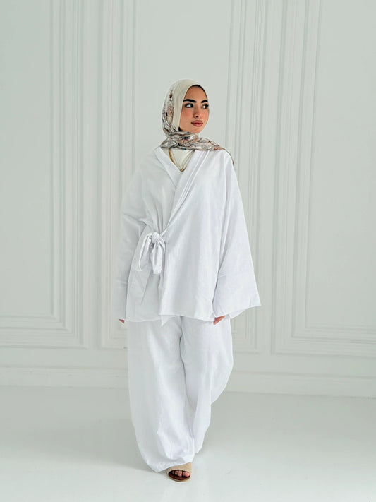 Wrapped in lace set - Khadija Hijab