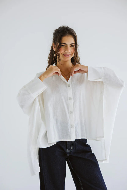 Linen cape - Amalia