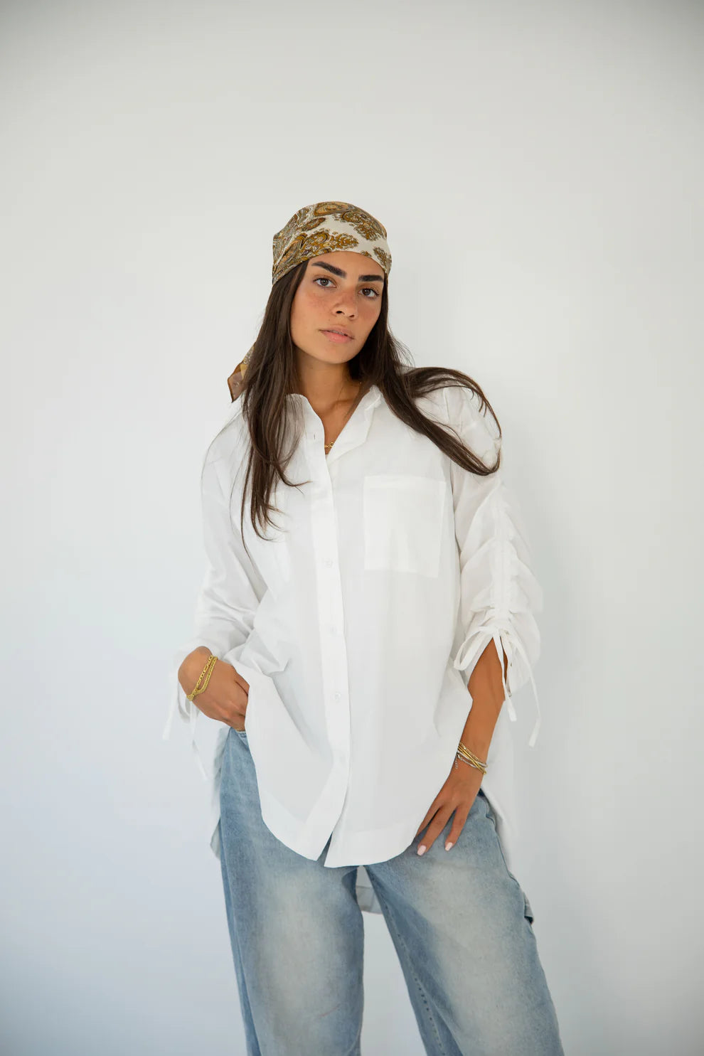 Tie sleeve shirt - BA