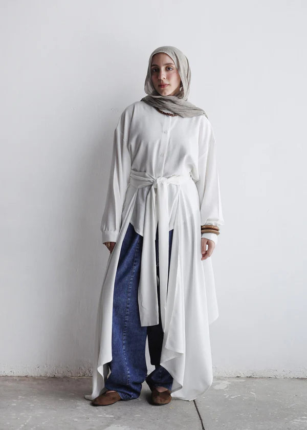 Overlay wrap shirt - Modesty