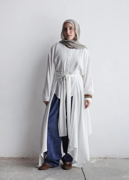 Overlay wrap shirt - Modesty