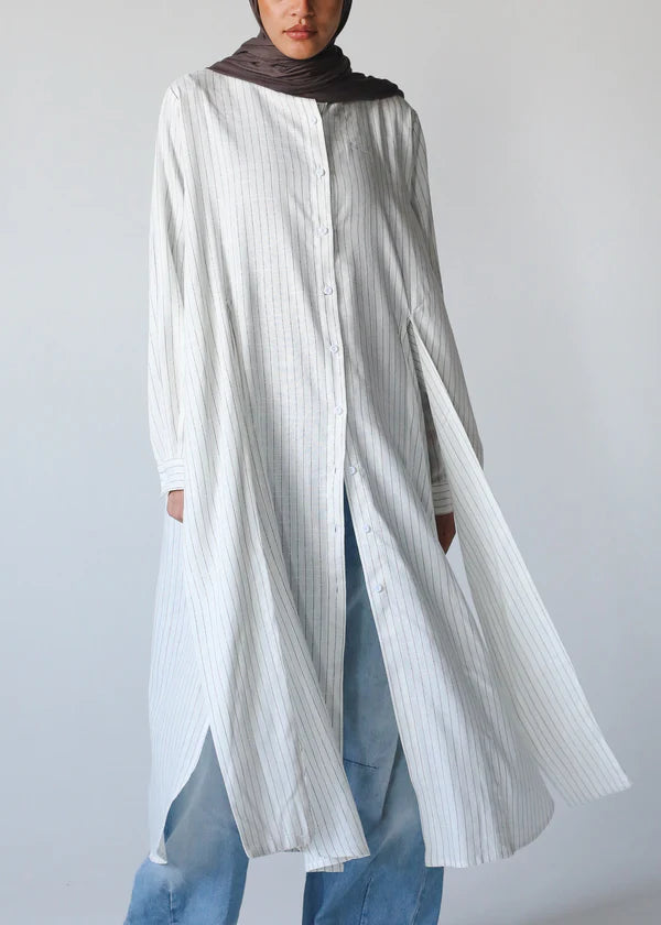The striped muse shirt - Modesty abaya