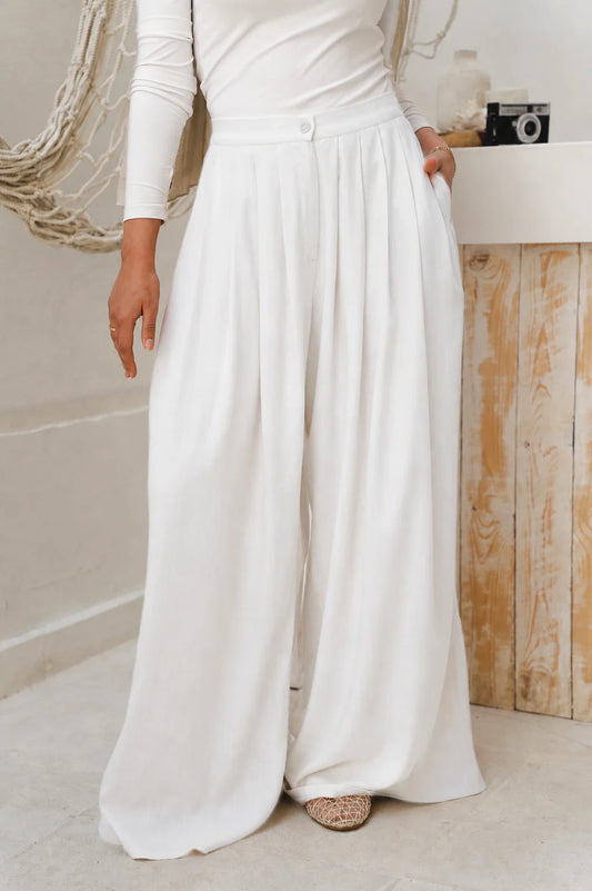 Day light linen pants - Double anne