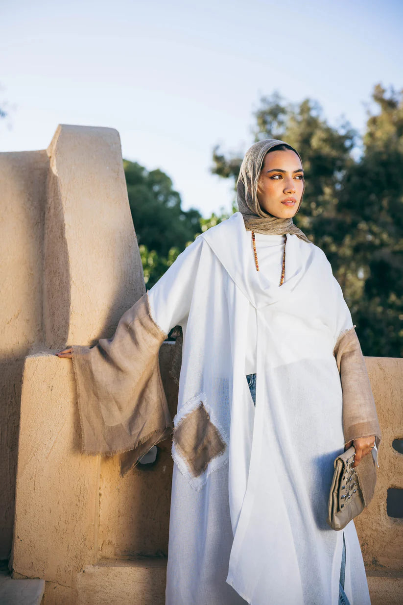 Sabeya Linen Kaftan - Taji designs