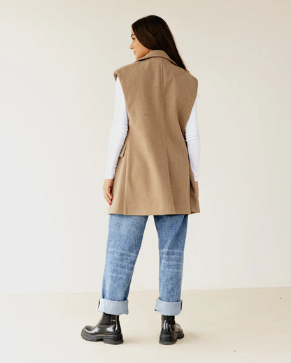 Over sized wool vest - Ascia