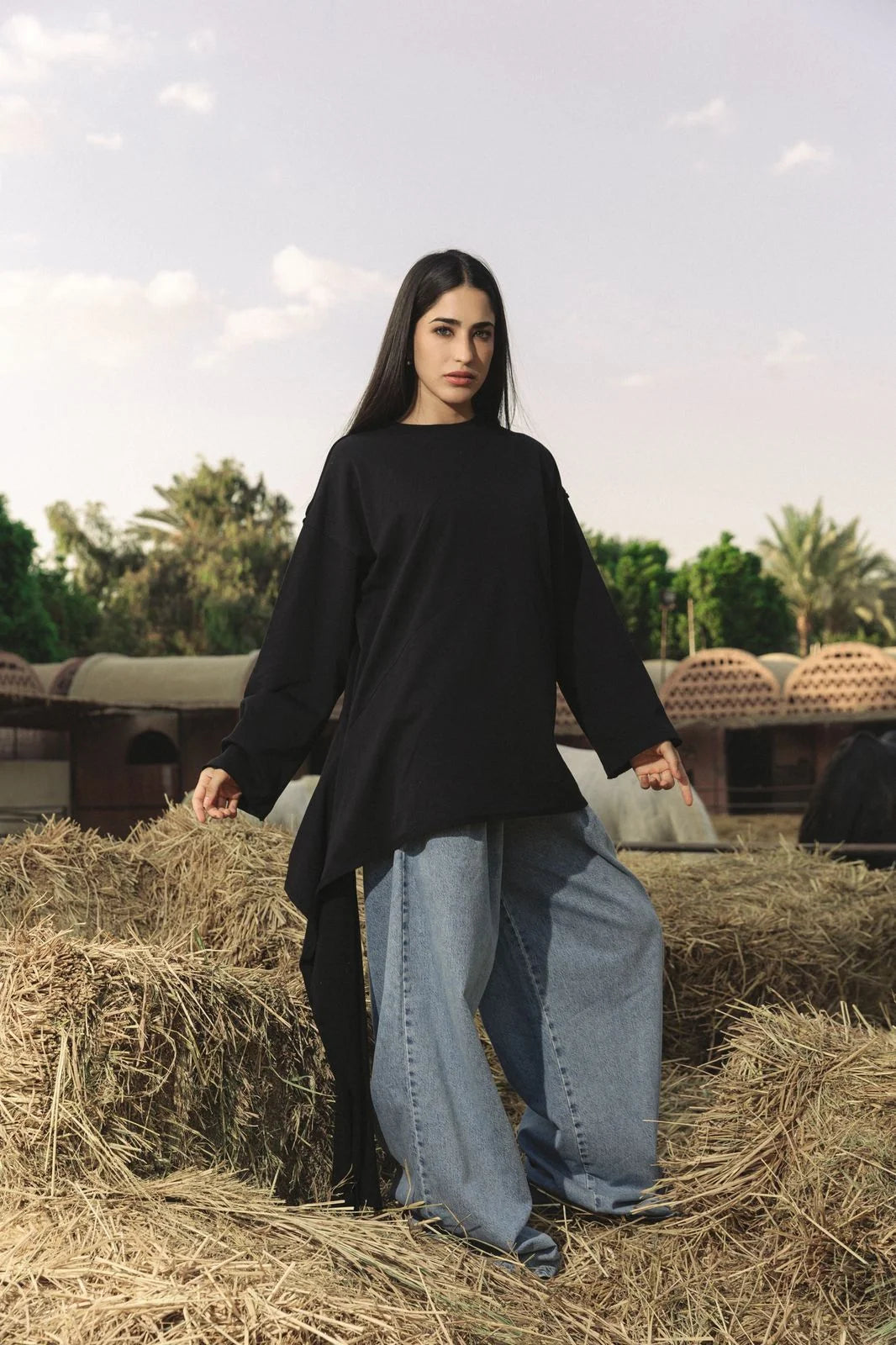 Wrap Tee - AB essentials-S/M-White
