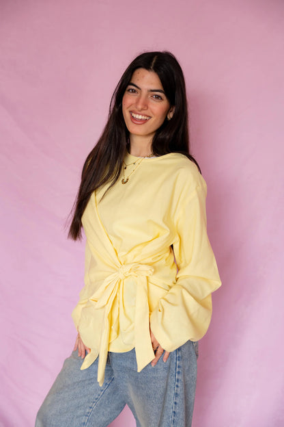Nour side wrapp shirt - Mo basic