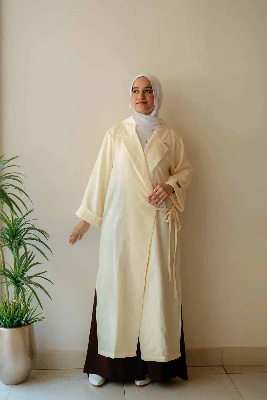 Side tie kimono - Jamila