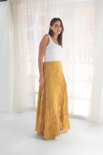 Crushed Skirt - Yasofia