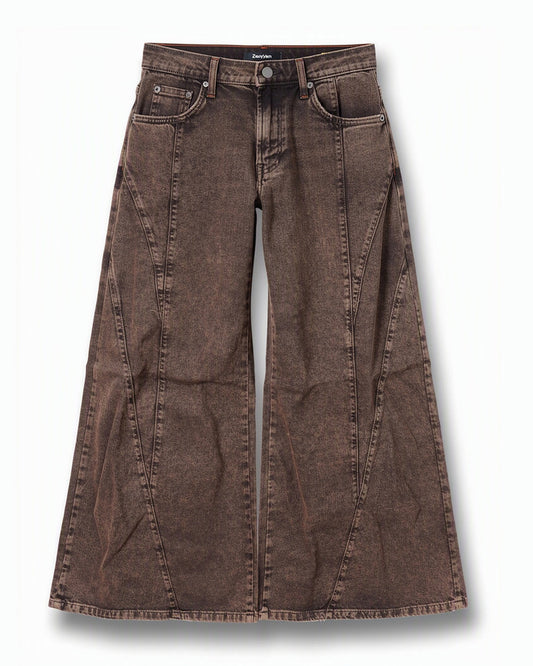 HBShop garment image: Zendaya Denim pants - Zeyylan, Brown